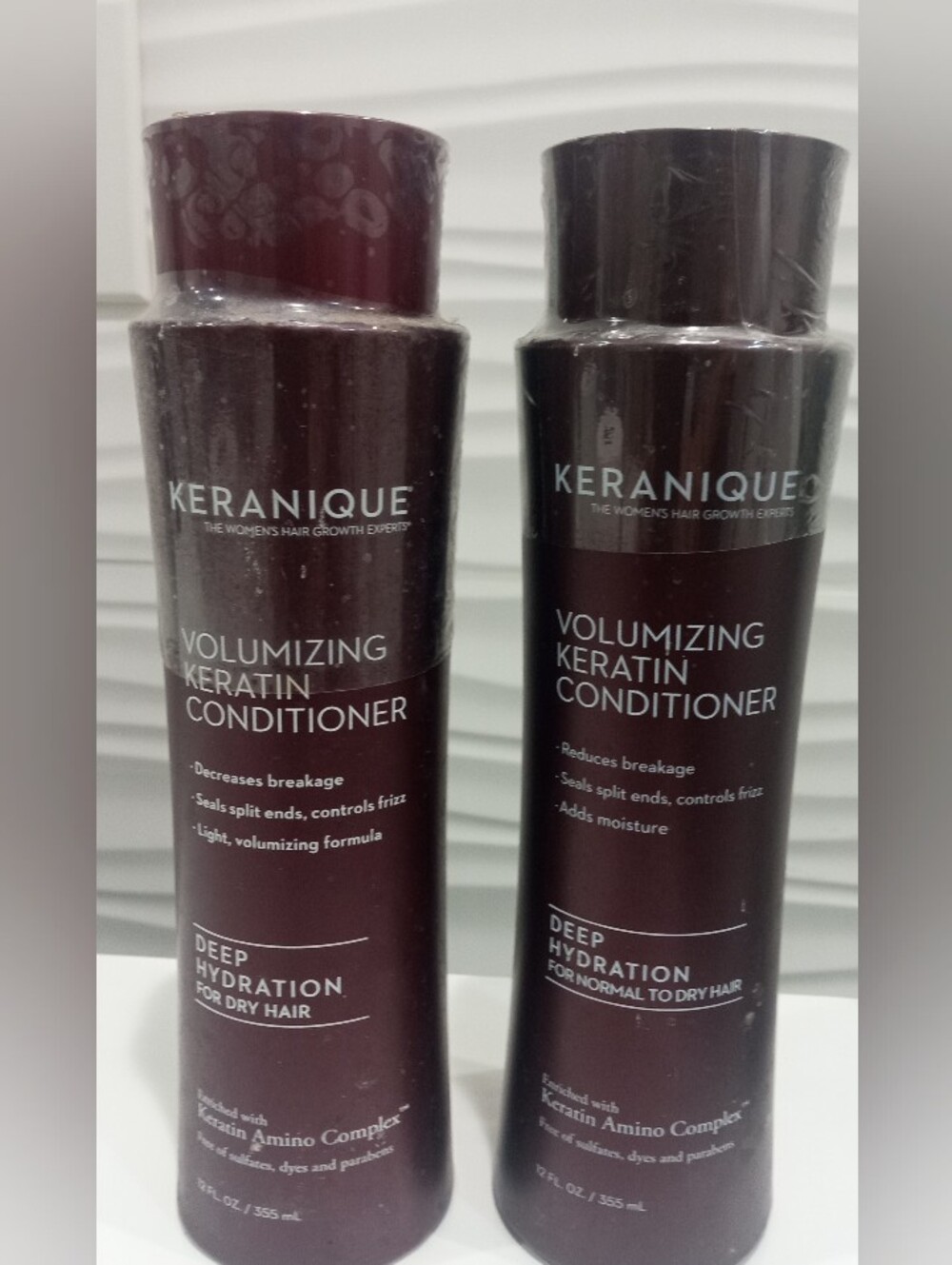 Keranique Volumizing Keratin Conditioner — Deep Hydration (Brown)